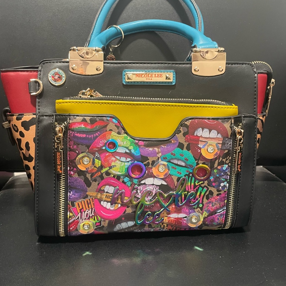 Nicole Lee Multicolor Graphic Women's Bag